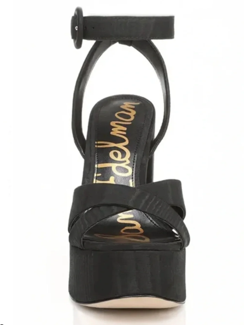 Sam Edelman Black Savannah Platform Sandal